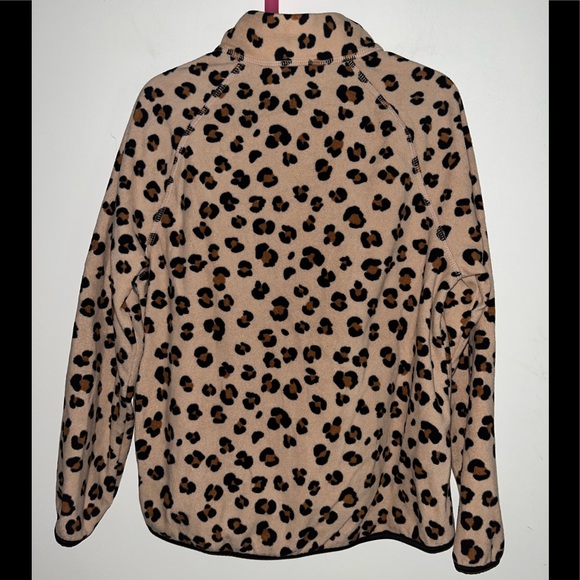 H&M Cheetah Print fleece zip-up - Picture 3 of 3